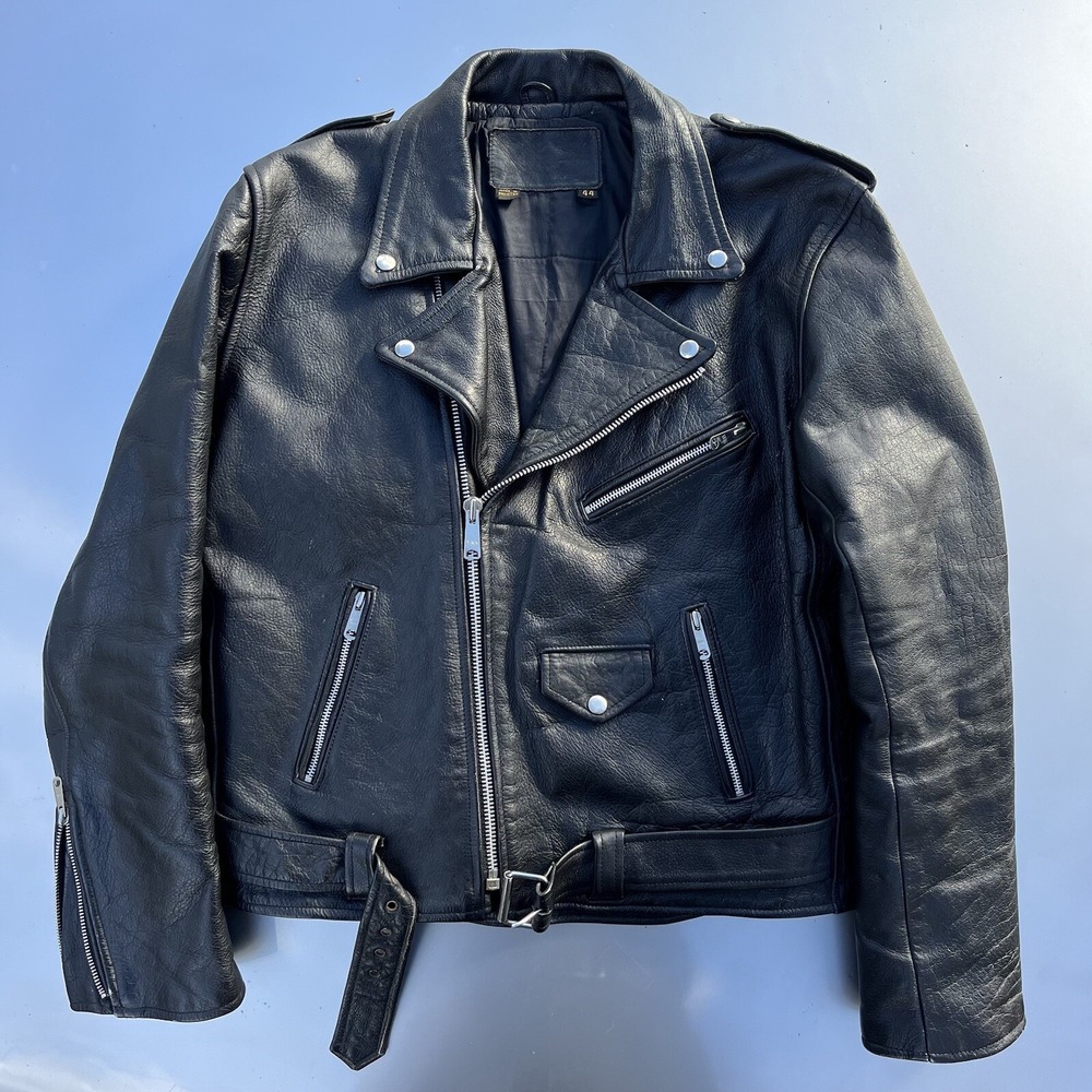 80s PLG Leather biker jacket